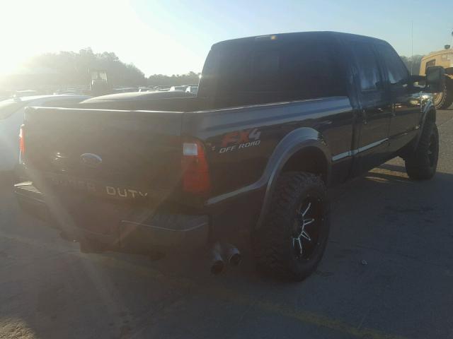 1FTSW21R38EB10717 - 2008 FORD F250 SUPER BLACK photo 4