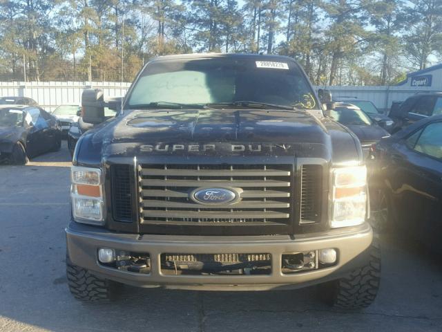 1FTSW21R38EB10717 - 2008 FORD F250 SUPER BLACK photo 9