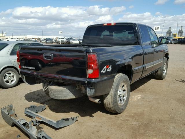 1GCEK19V46E175836 - 2006 CHEVROLET SILVERADO BLACK photo 4