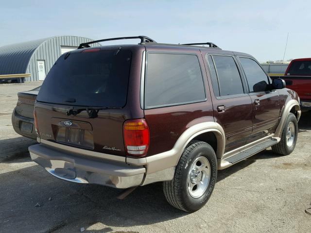 1FMDU34EXXZB95894 - 1999 FORD EXPLORER MAROON photo 4