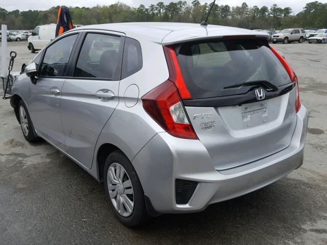 JHMGK5H57GX025998 - 2016 HONDA FIT LX SILVER photo 3