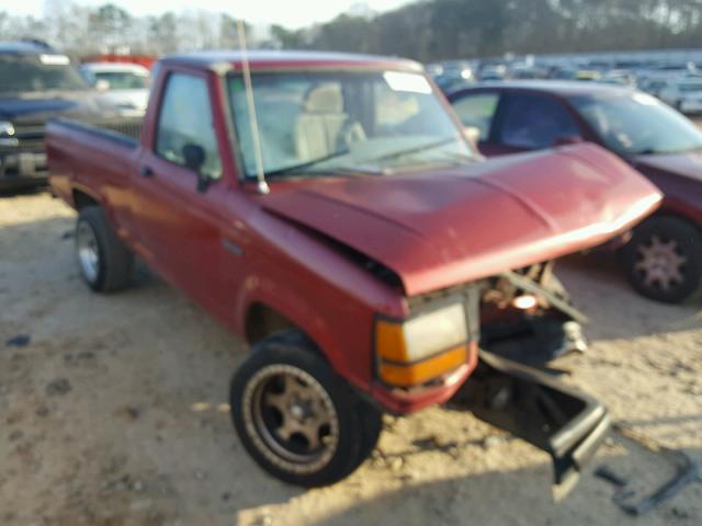 1FTCR10A9NUD12416 - 1992 FORD RANGER RED photo 1