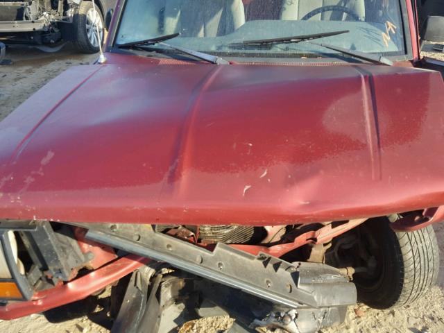 1FTCR10A9NUD12416 - 1992 FORD RANGER RED photo 7