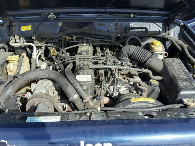 1J4FJ78S2VL583175 - 1997 JEEP CHEROKEE C BLUE photo 7