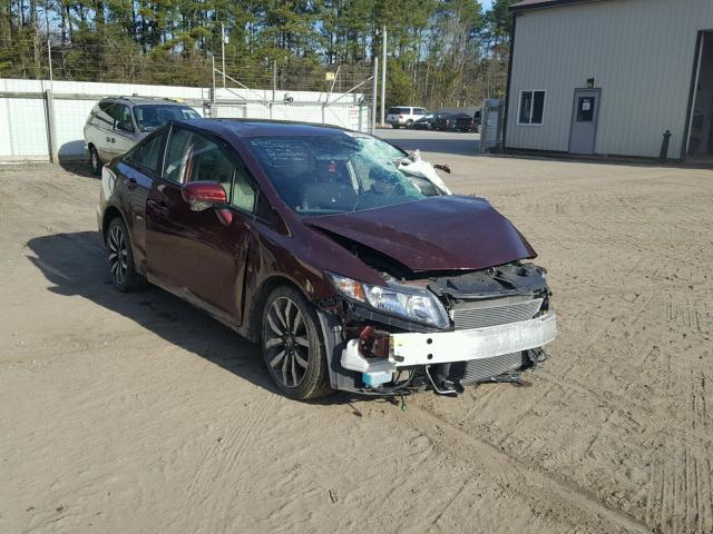 19XFB2F98FE209654 - 2015 HONDA CIVIC EXL 红色 照片 1