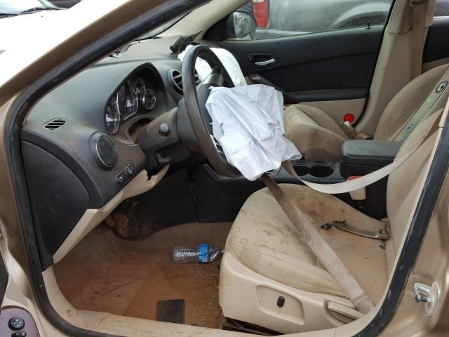 1G2ZG558264271775 - 2006 PONTIAC G6 SE1 GOLD photo 5