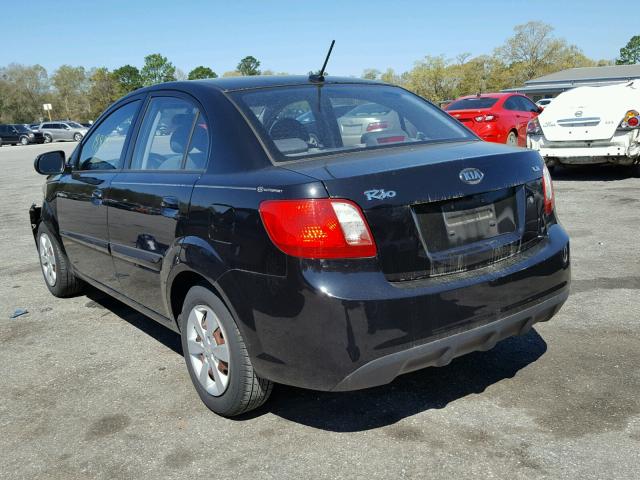 KNADH4A33A6664492 - 2010 KIA RIO LX Սև լուսանկար 3