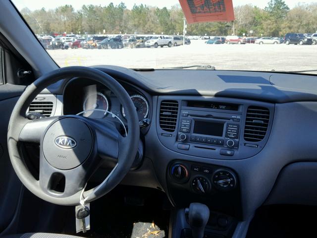 KNADH4A33A6664492 - 2010 KIA RIO LX Սև լուսանկար 9