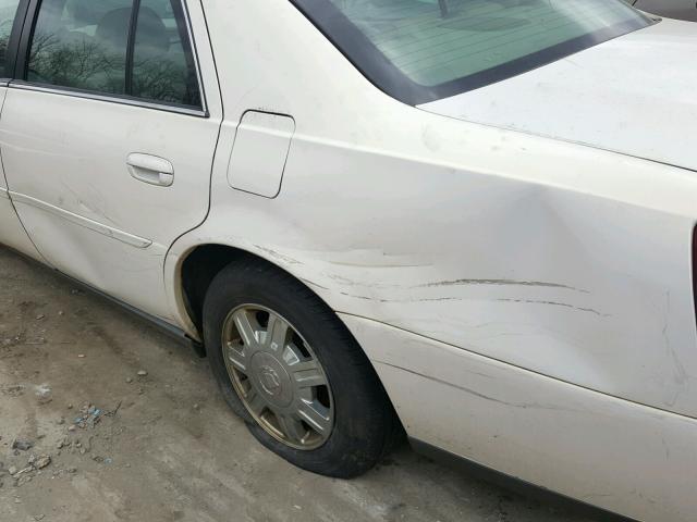 1G6KD54Y24U148596 - 2004 CADILLAC DEVILLE WHITE photo 9