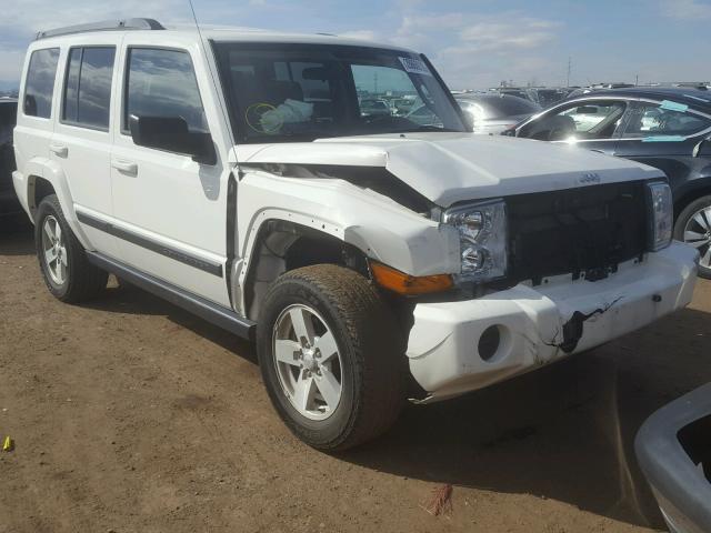 1J8HG48N48C241701 - 2008 JEEP COMMANDER WHITE photo 1