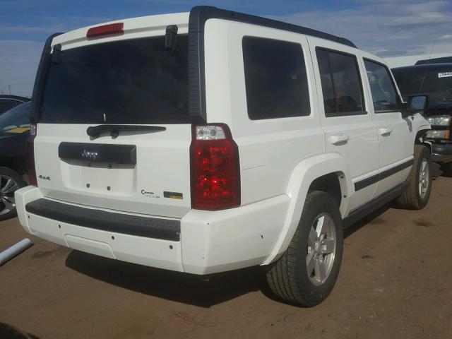 1J8HG48N48C241701 - 2008 JEEP COMMANDER WHITE photo 4