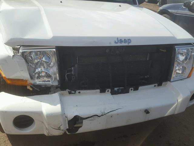 1J8HG48N48C241701 - 2008 JEEP COMMANDER WHITE photo 7