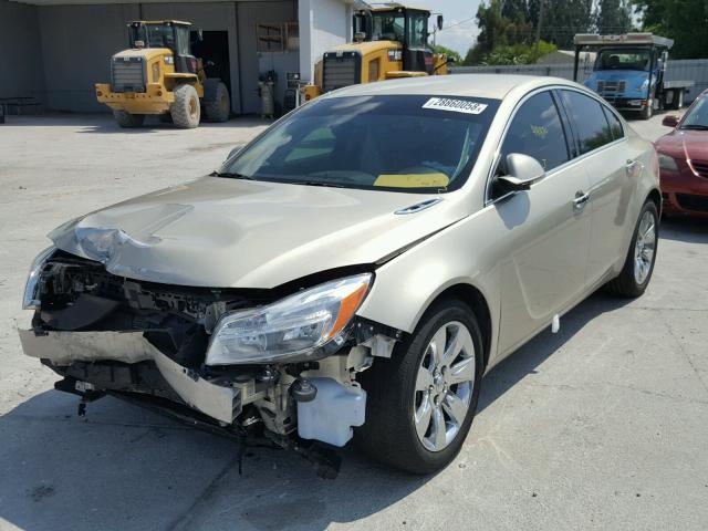 2G4GS5EV5D9247810 - 2013 BUICK REGAL PREM GOLD photo 2