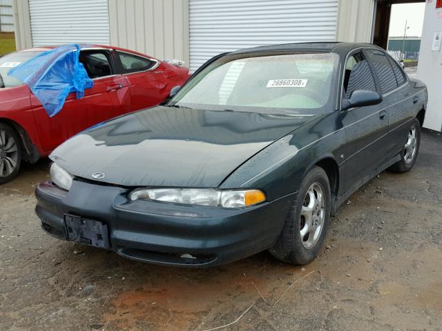 1G3WS52K9XF331103 - 1999 OLDSMOBILE INTRIGUE G GREEN photo 2