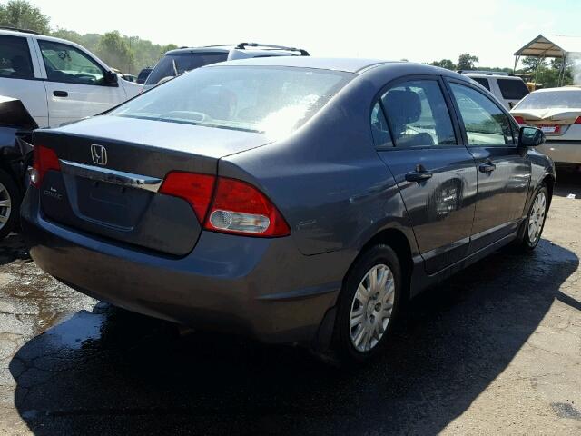 2HGFA1F36AH576267 - 2010 HONDA CIVIC VP GRAY photo 4