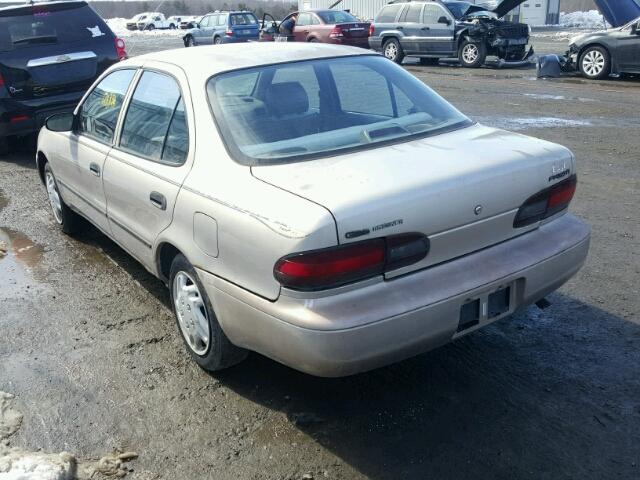 1Y1SK5266SZ087365 - 1995 GEO PRIZM BASE ბეჟი ფოტო 3