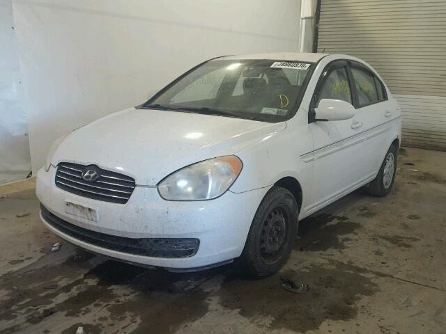 KMHCN46C06U029213 - 2006 HYUNDAI ACCENT GLS WHITE photo 2