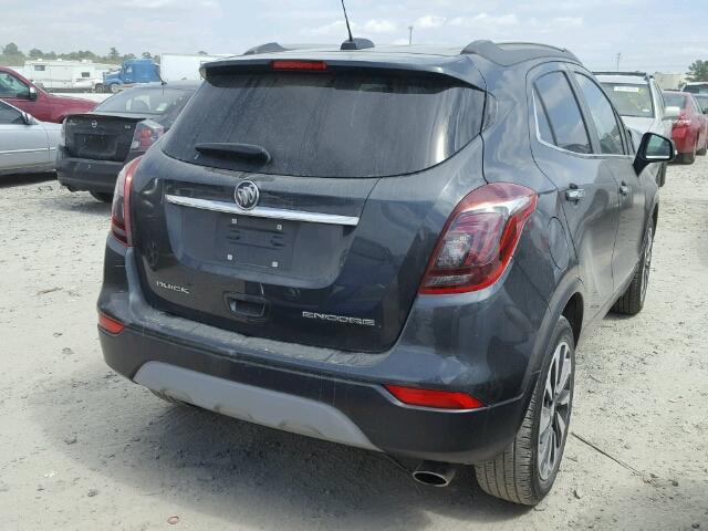 KL4CJCSB9JB526122 - 2018 BUICK ENCORE ESS GRAY photo 4