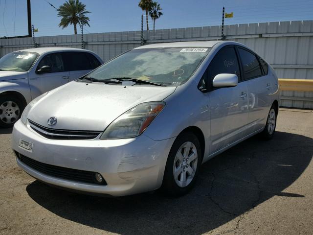 JTDKB20U777668123 - 2007 TOYOTA PRIUS SILVER photo 2