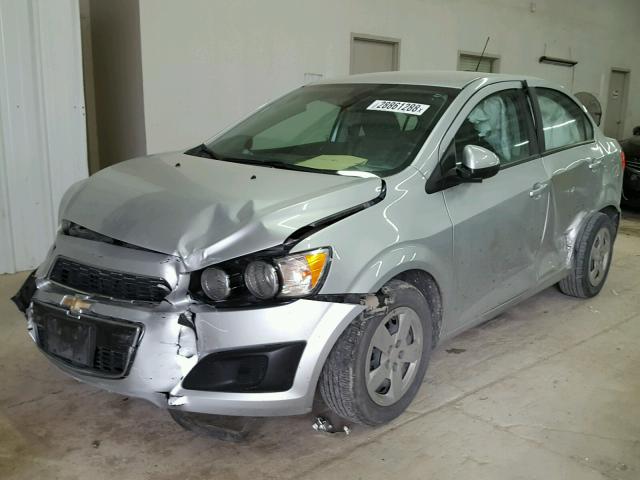 1G1JA5SH7G4103526 - 2016 CHEVROLET SONIC LS SILVER photo 2