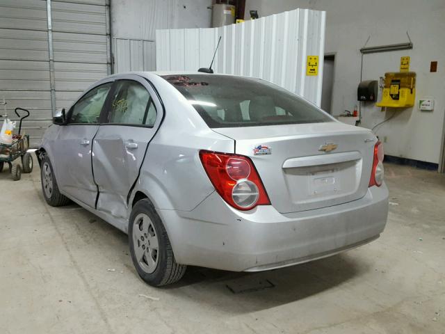1G1JA5SH7G4103526 - 2016 CHEVROLET SONIC LS SILVER photo 3