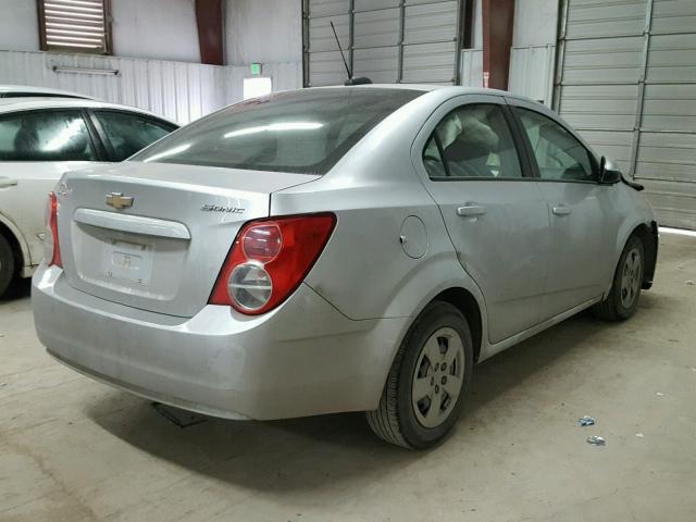 1G1JA5SH7G4103526 - 2016 CHEVROLET SONIC LS SILVER photo 4