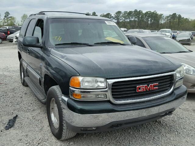 1GKEC13Z13R126384 - 2003 GMC YUKON GREEN photo 1