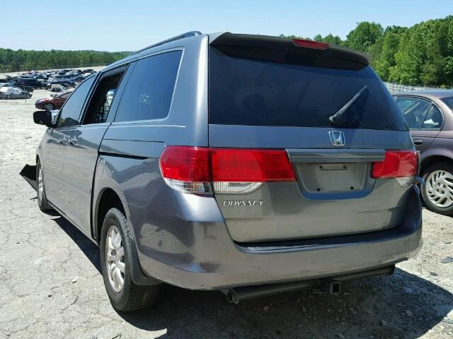 5FNRL38409B055957 - 2009 HONDA ODYSSEY EX GRAY photo 3