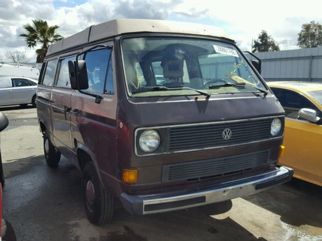 WV2ZB025XEH080122 - 1984 VOLKSWAGEN VANAGON CA BROWN photo 1