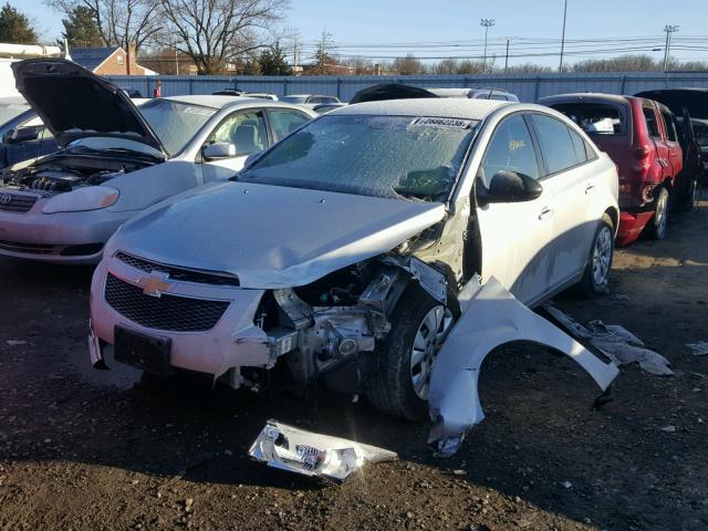 1G1PA5SH6D7295235 - 2013 CHEVROLET CRUZE LS SILVER photo 2