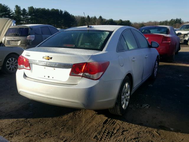 1G1PA5SH6D7295235 - 2013 CHEVROLET CRUZE LS SILVER photo 4