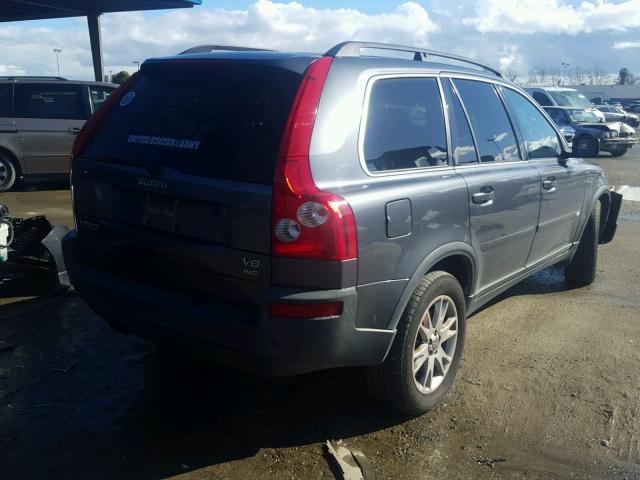 YV1CZ852751215804 - 2005 VOLVO XC90 V8 GRAY photo 4