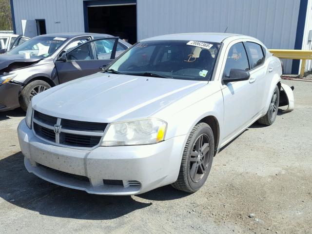 1B3CC4FB3AN150422 - 2010 DODGE AVENGER SX SILVER photo 2