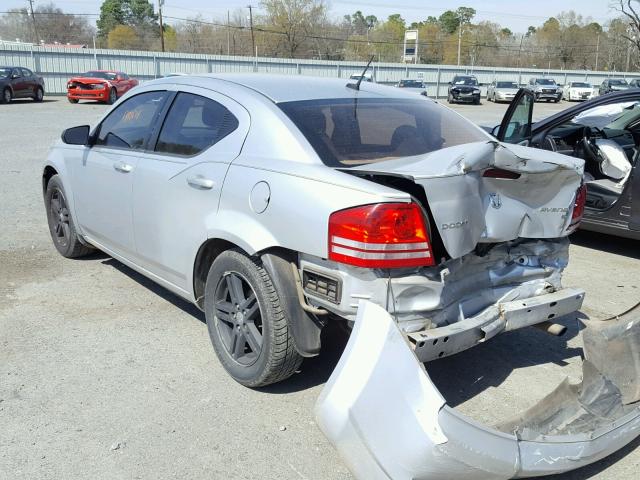 1B3CC4FB3AN150422 - 2010 DODGE AVENGER SX SILVER photo 3