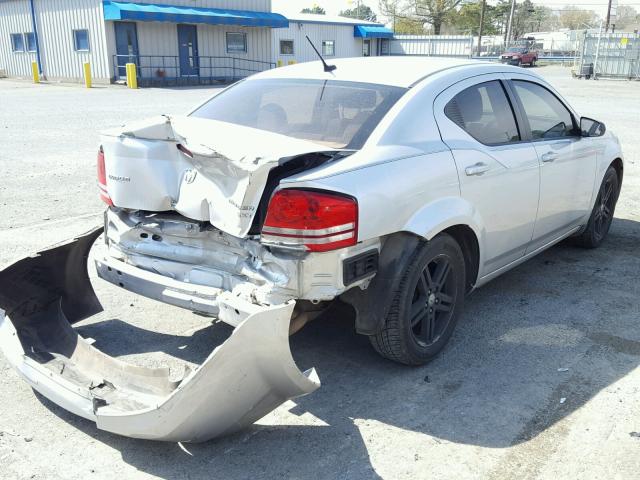 1B3CC4FB3AN150422 - 2010 DODGE AVENGER SX SILVER photo 4