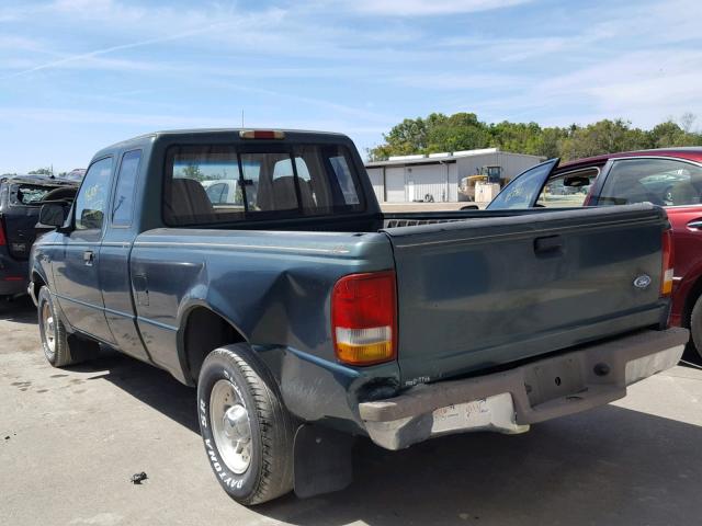 1FTCR14A1STA00778 - 1995 FORD RANGER SUP GREEN photo 3