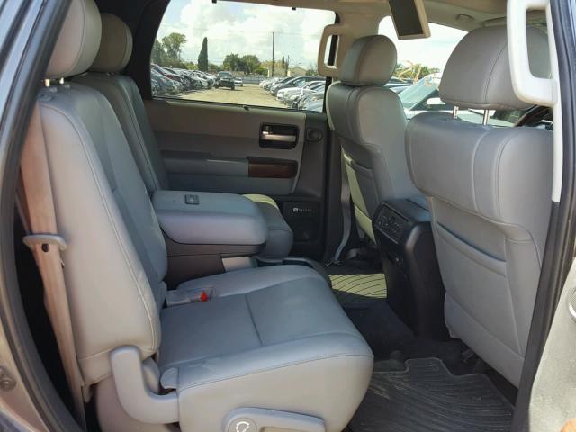 5TDDW5G14DS087951 - 2013 TOYOTA SEQUOIA PL GRAY photo 6