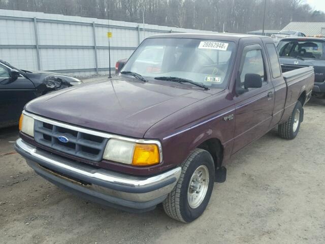 1FTCR14X2RTB07692 - 1994 FORD RANGER SUP PURPLE photo 2