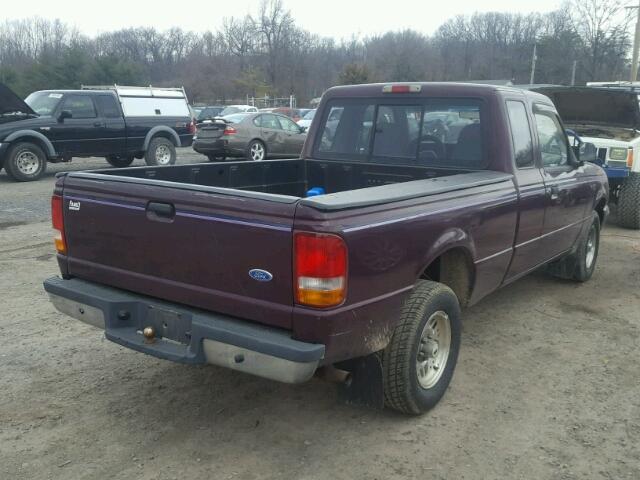 1FTCR14X2RTB07692 - 1994 FORD RANGER SUP PURPLE photo 4
