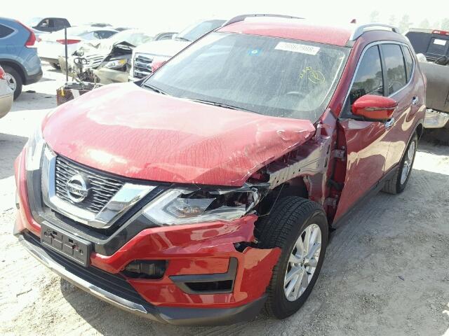 JN8AT2MT4HW393431 - 2017 NISSAN ROGUE S RED photo 2