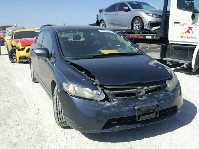 JHMFA36208S006249 - 2008 HONDA CIVIC HYBR GRAY photo 1