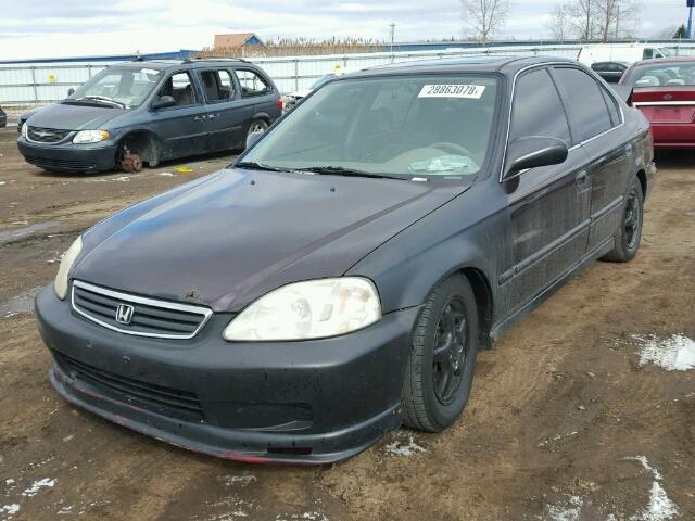 1HGEJ8642YL027224 - 2000 HONDA CIVIC EX MAROON photo 2