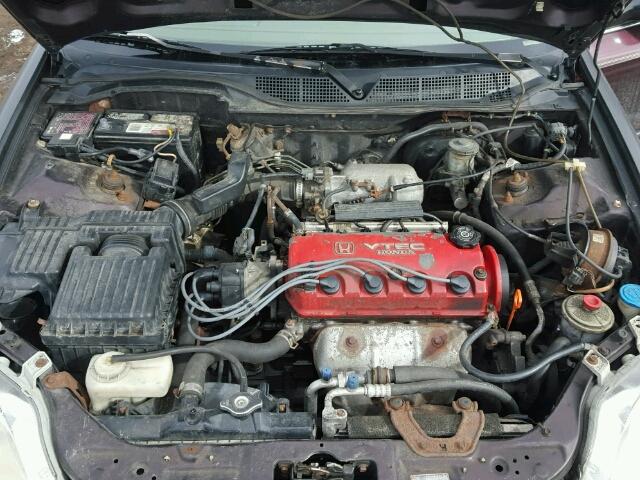 1HGEJ8642YL027224 - 2000 HONDA CIVIC EX MAROON photo 7