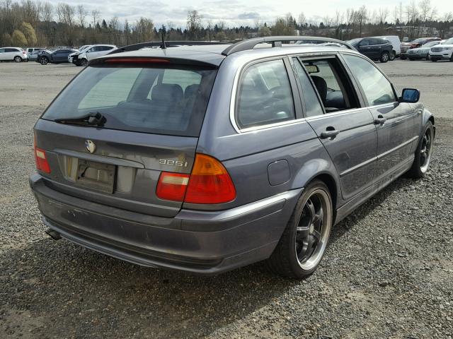 WBAEN334X2EZ15352 - 2002 BMW 325 IT CHARCOAL photo 4