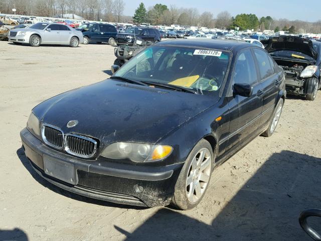 WBAEV33462KL77816 - 2002 BMW 325 I BLACK photo 2