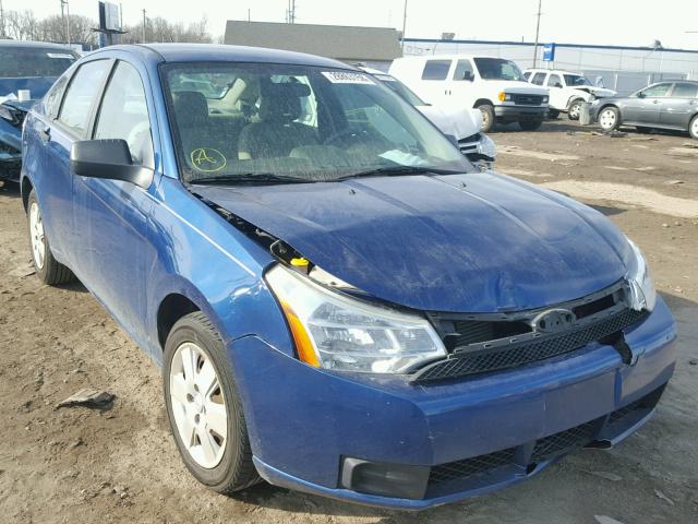 1FAHP34N68W140753 - 2008 FORD FOCUS S/SE BLUE photo 1