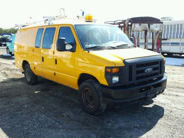 1FTSS34L08DA10170 - 2008 FORD ECONOLINE YELLOW photo 1