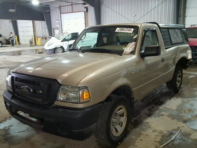 1FTYR10D88PA23868 - 2008 FORD RANGER GOLD photo 2