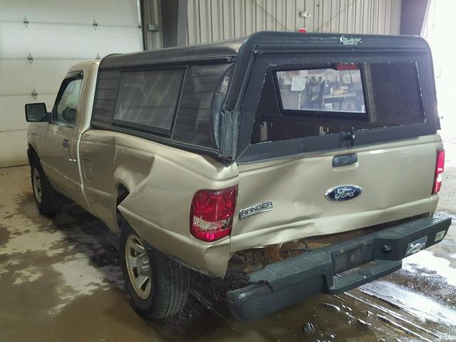 1FTYR10D88PA23868 - 2008 FORD RANGER GOLD photo 3