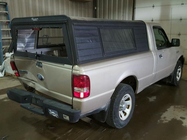 1FTYR10D88PA23868 - 2008 FORD RANGER GOLD photo 4